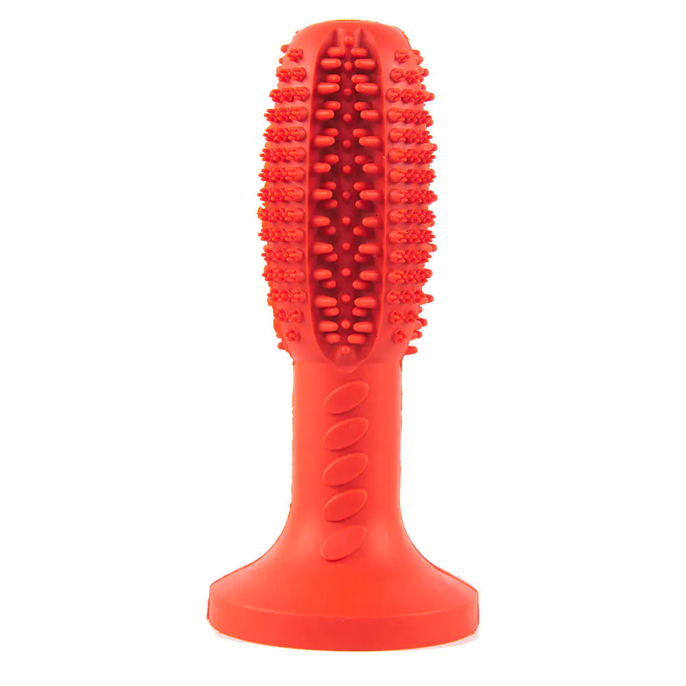 Dog Toothbrush and Molar Cleaning Toy with Food Dispenser