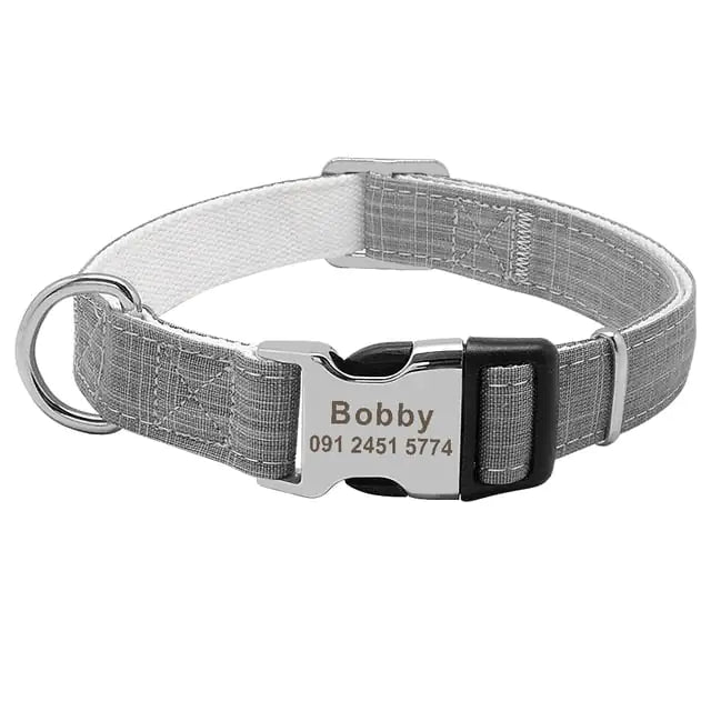 Custom Dog Collar with Dog Tag